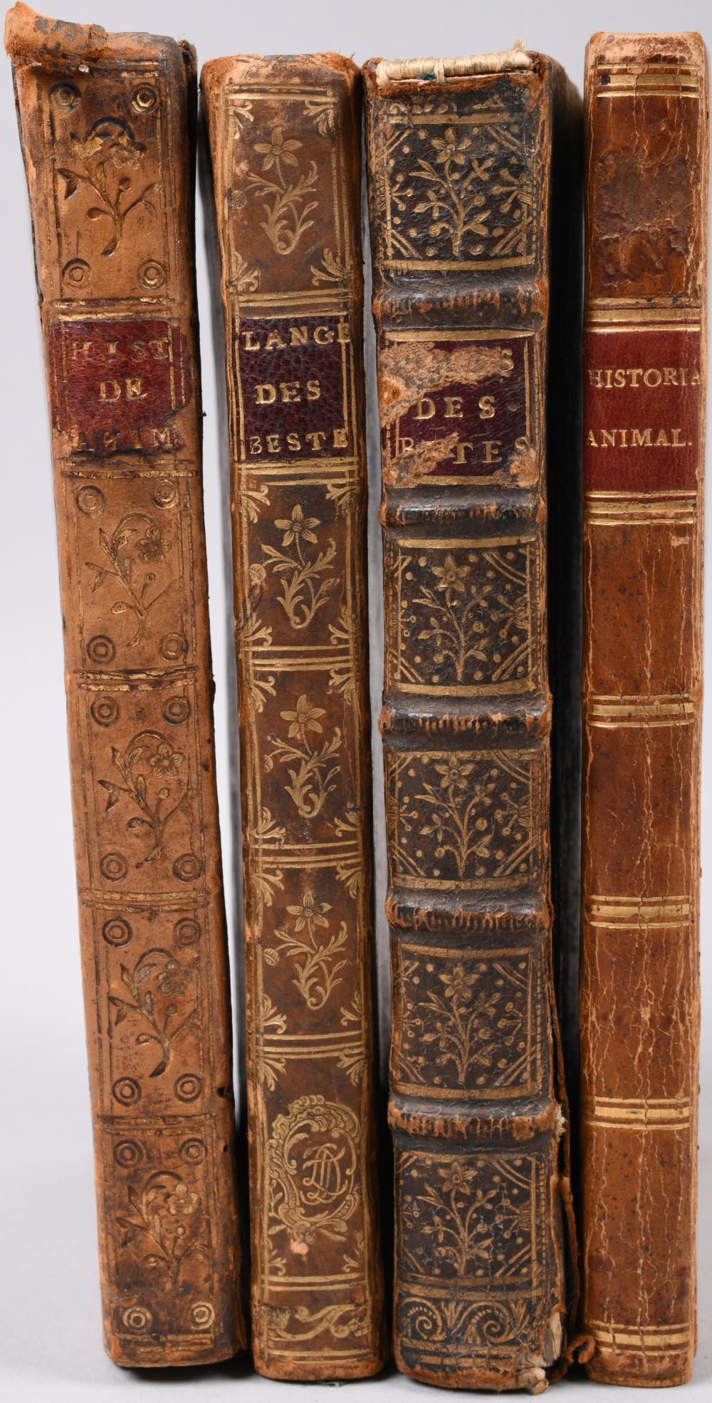 EARLY ZOOLOGICAL BOOKS INCLUDING