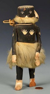 EARLY ZUNI KACHINA, MASTOPZuni
