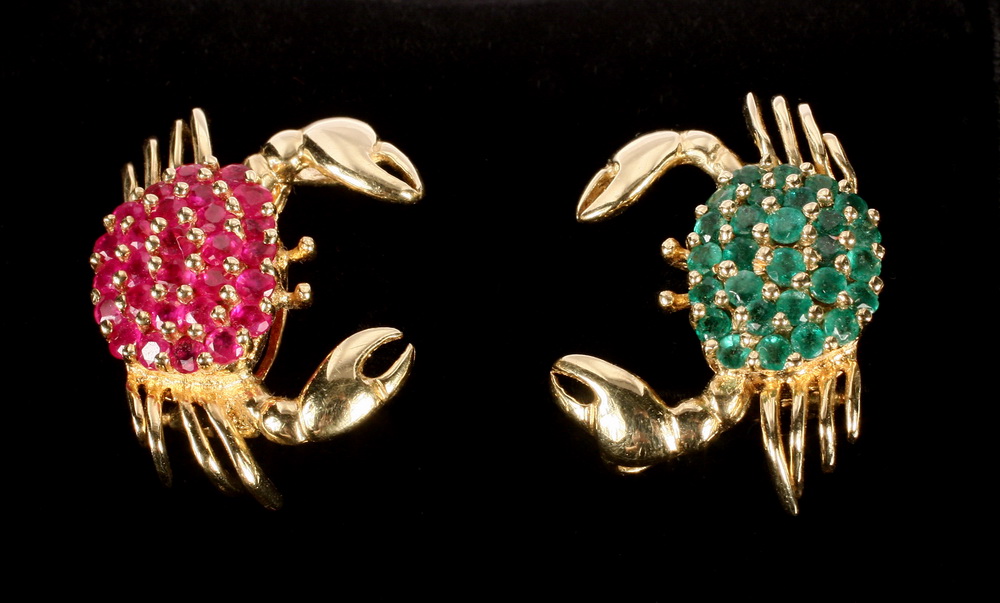EARRINGS - One pair of 14K yellow