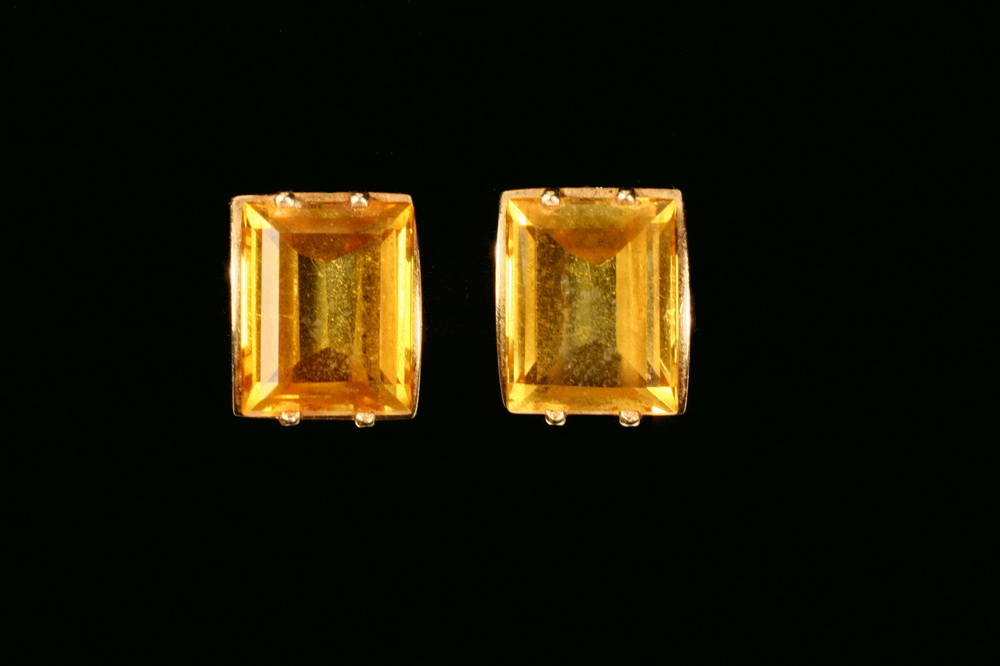 EARRINGS - One pair of 14K yellow
