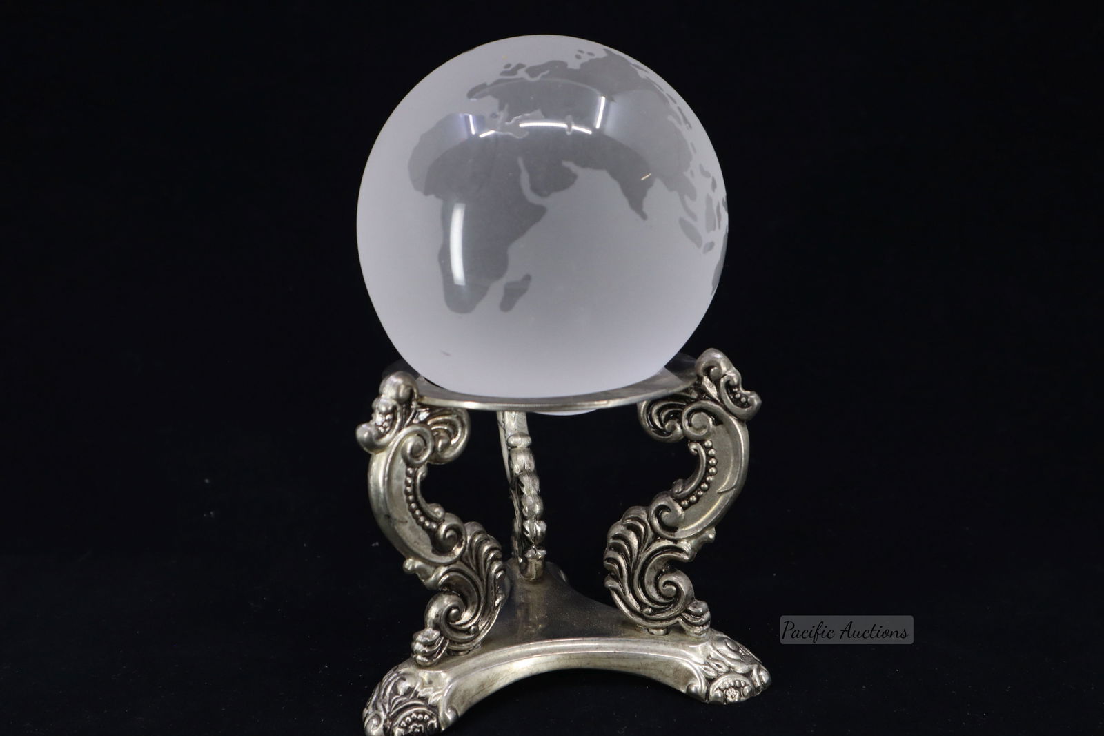 EARTH FROSTED GLASS PAPERWEIGHT