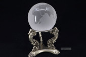 EARTH FROSTED GLASS PAPERWEIGH
