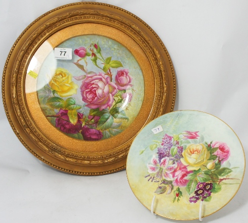 Earthenware Dish Decorated with