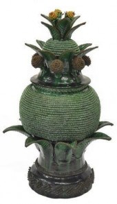 EARTHENWARE FRUIT-FORM URN, MI
