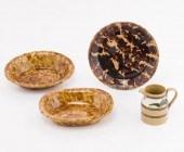 EARTHENWARE TABLEWARE, LATE 19