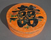 EAST ASIAN PAINTED AND GILT DE