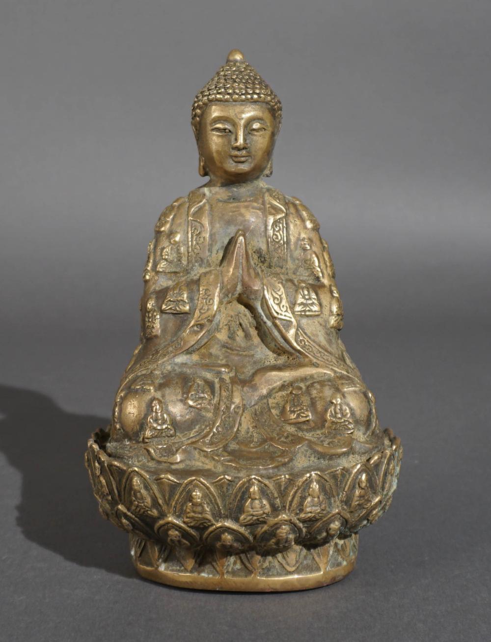 EAST ASIAN PATINATED METAL