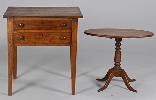 EAST TN 2 DRAWER STAND & OVAL
