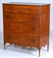 EAST TN WALNUT CHEST OF DRAWER