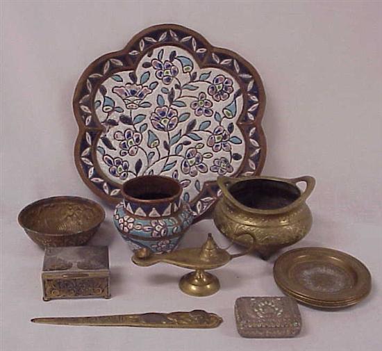 Eastern metalware including: an