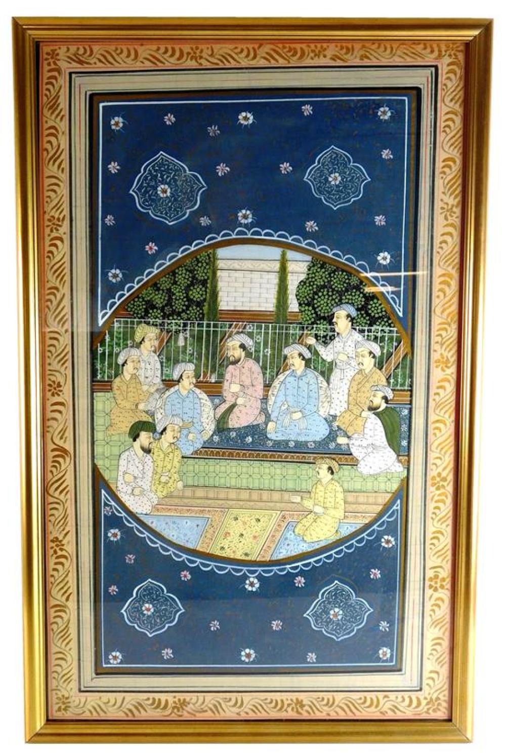 EASTERN PAINTING ON SILK, DEPICTS