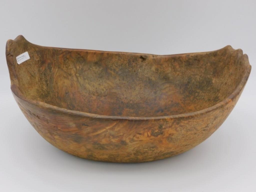 EASTERN WOODLANDS BURL BOWL,