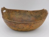 EASTERN WOODLANDS BURL BOWL, E