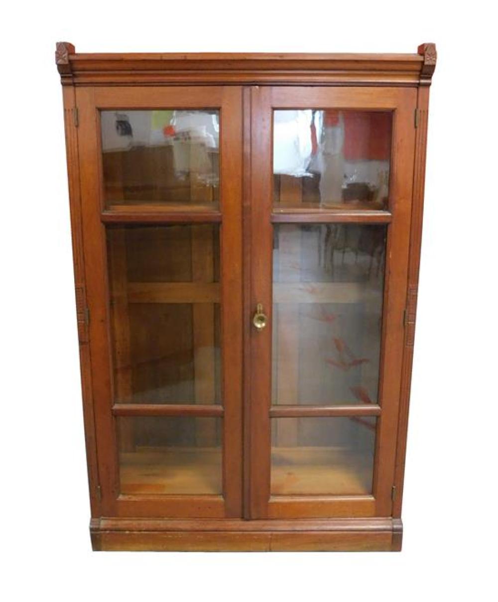 EASTLAKE CABINET/ BOOKCASE WITH TWO