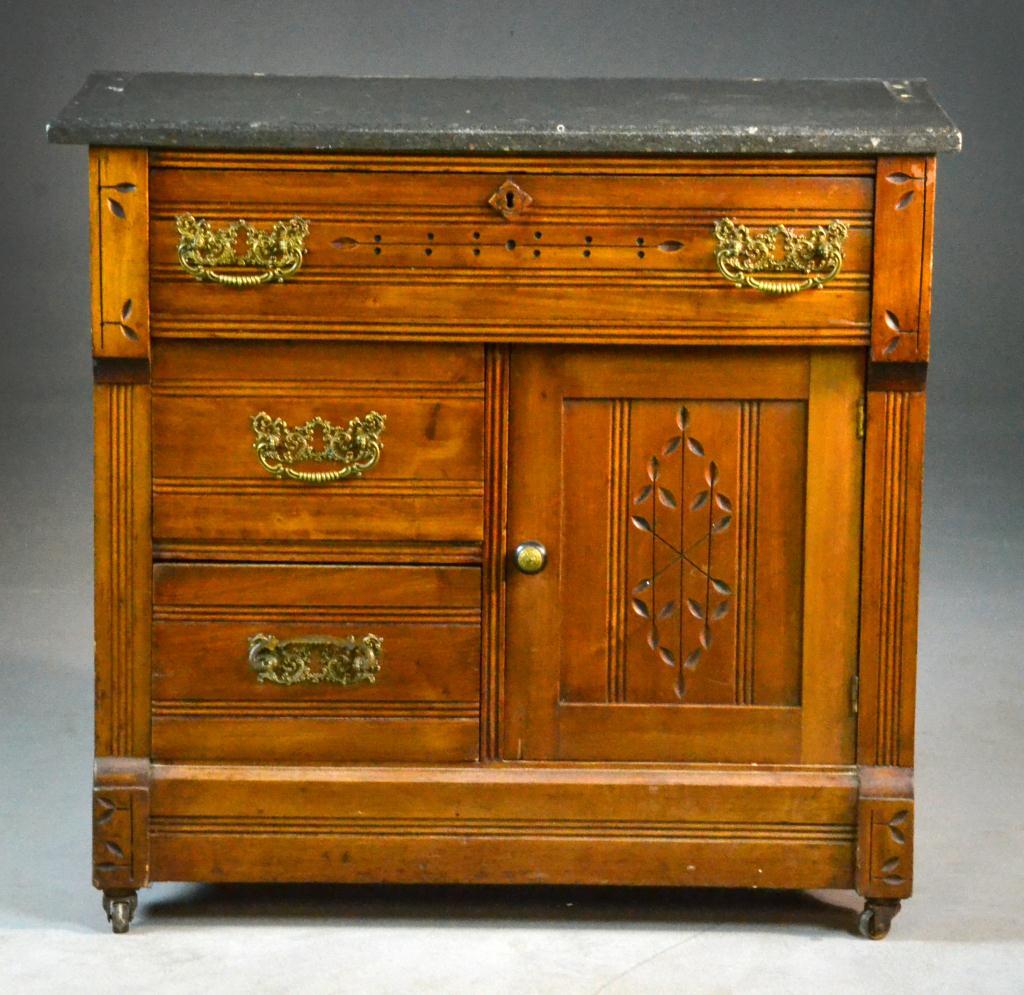 Eastlake Commode with Black