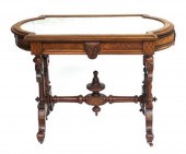EASTLAKE MARBLE-TOP TABLE, LAT