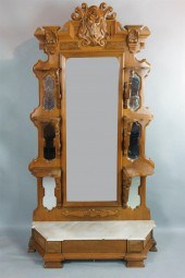 EASTLAKE MIRRORED HALL TREE WI