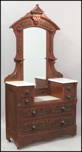 EASTLAKE STYLE MARBLE TOP DRES