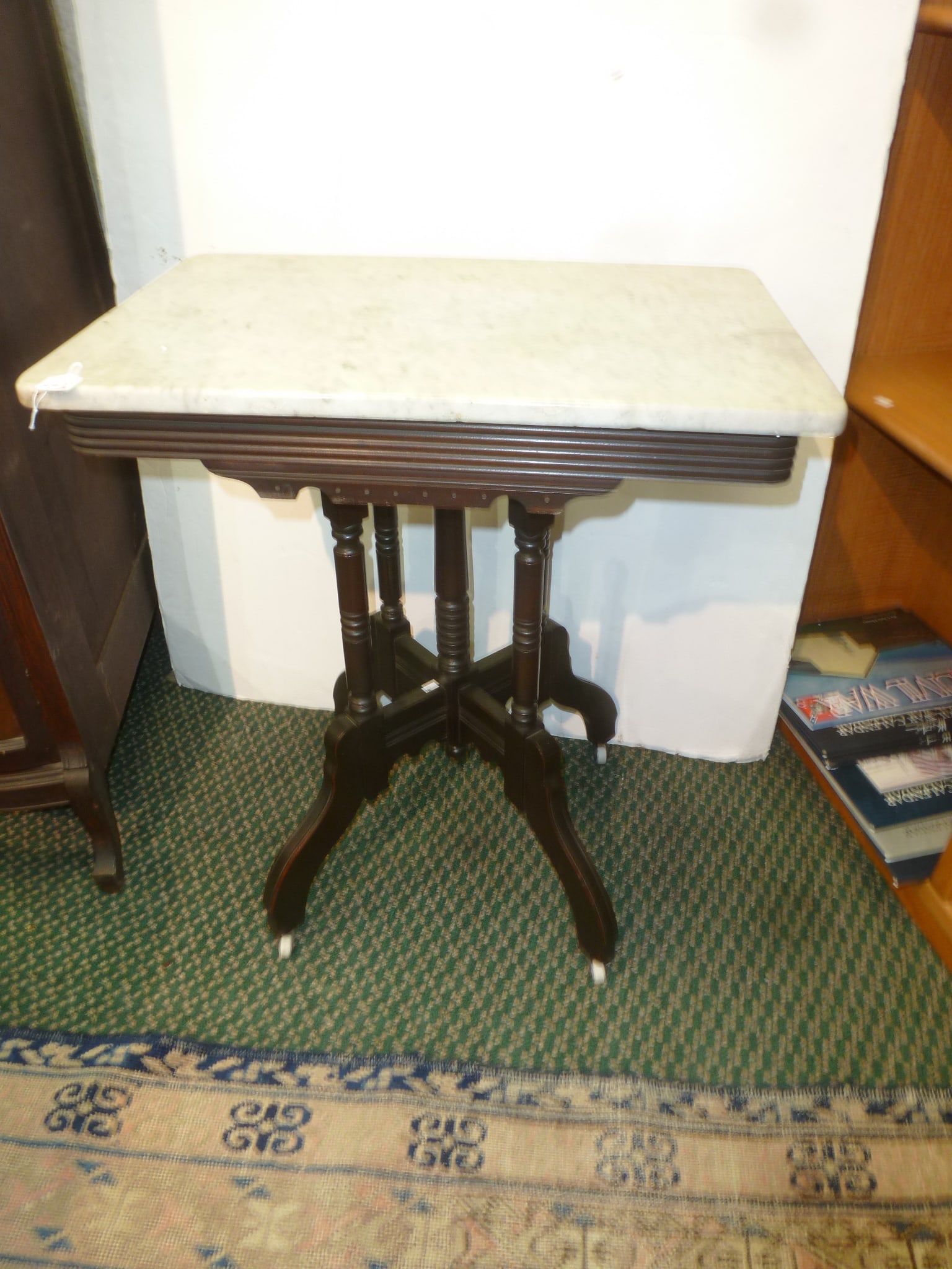 EASTLAKE VICTORIAN MARBLE-TOP