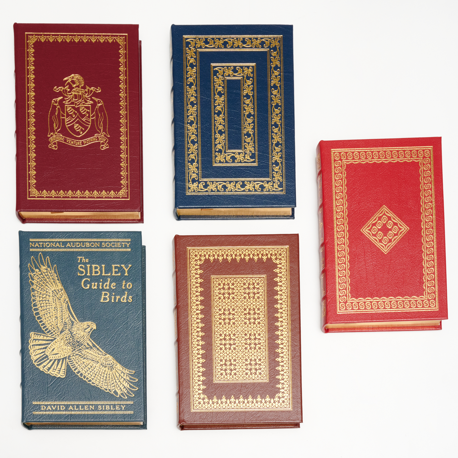 EASTON PRESS (5) VOLS, SIGNED