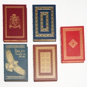 EASTON PRESS (5) VOLS, SIGNED