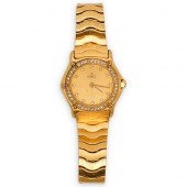 EBEL 18K GOLD DIAMOND WATCHDES