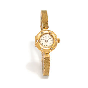 EBEL, YELLOW GOLD AND DIAMOND WATCH