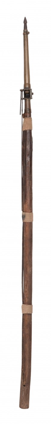 EBEN PIERCE BRASS HARPOON GUN