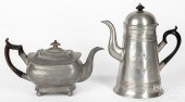 EBEN SMITH PEWTER COFFEEPOTEbe