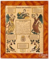 EBNER PRINTED AND HAND COLORED