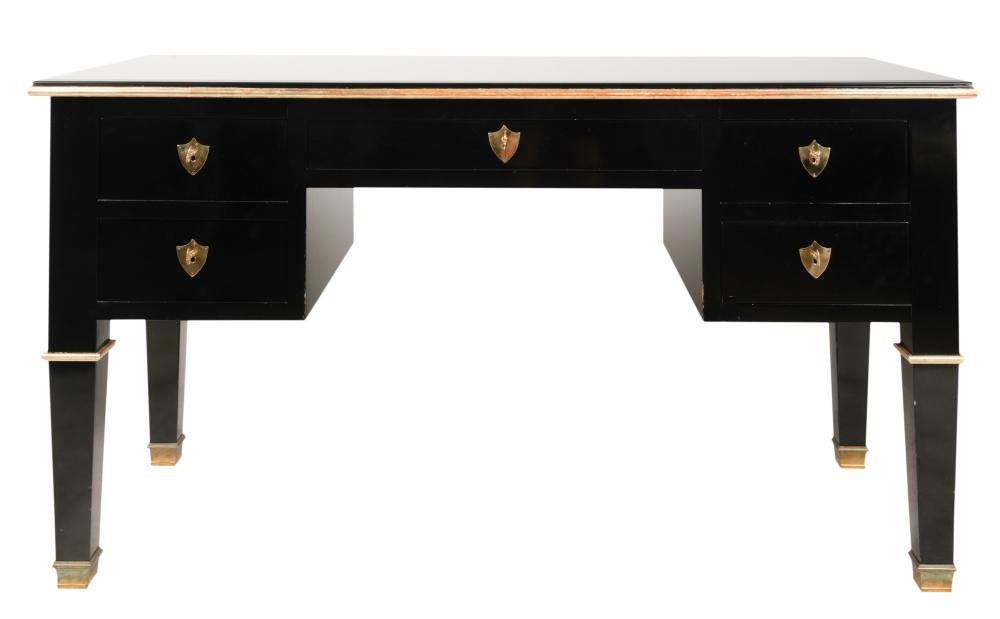 EBONIZED AND GILT BUREAU