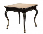 EBONIZED AND PARCEL GILT GAMES