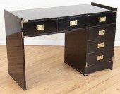 EBONIZED CAMPAIGN DESK BRONZE