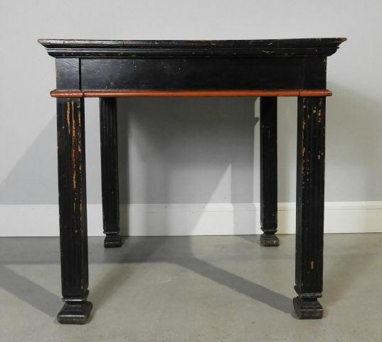 EBONIZED CENTER TABLE, CONTINENTAL,