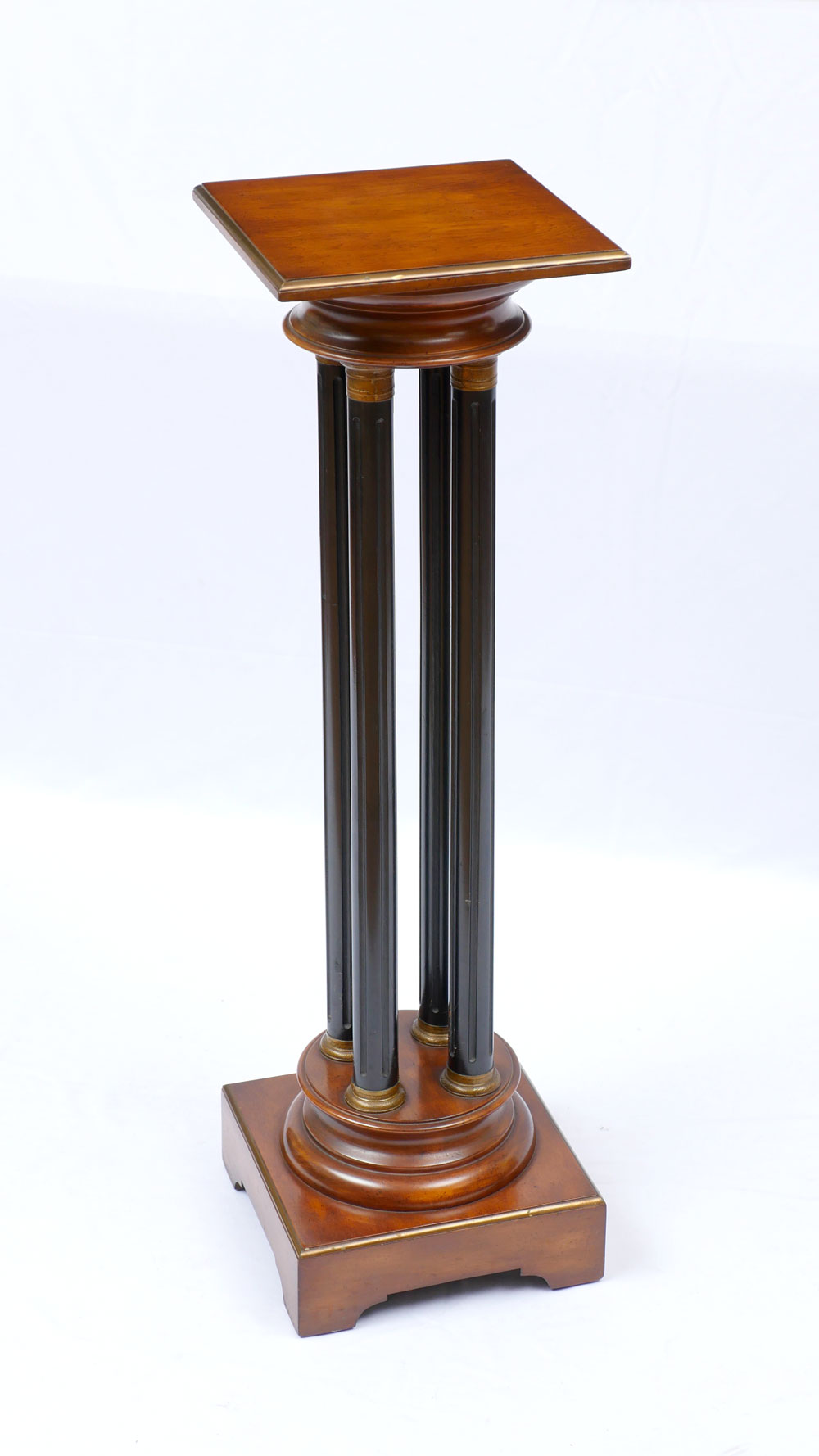 EBONIZED COLUMN PEDESTAL/PLANT