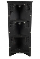 EBONIZED CORNER CABINETwith mo