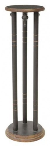EBONIZED & DROP FINIAL PEDESTA