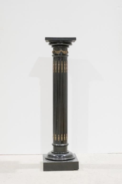 EBONIZED & FLUTED COLUMNA mid to