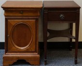 EBONIZED FRUITWOOD ONE-DRAWER