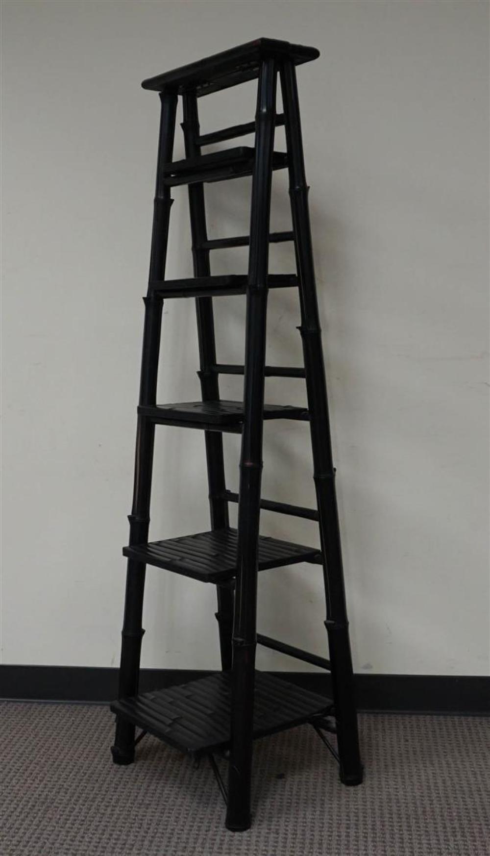 EBONIZED FRUITWOOD SIX-TIER PLANT