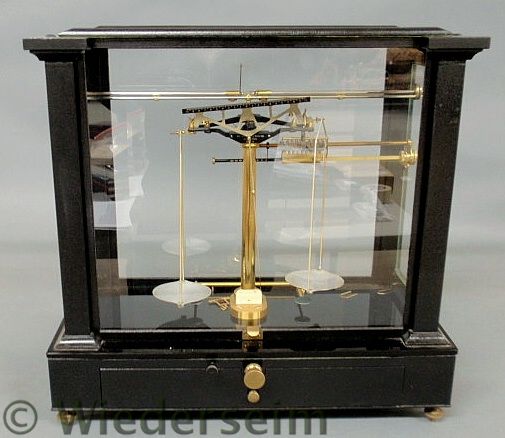 ebonized metal cased mineral