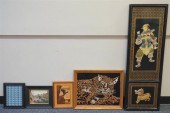 EBONIZED PANEL, INLAID WOOD PA