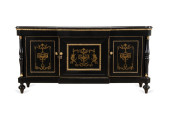 EBONIZED SIDEBOARD WITH ORMOLU