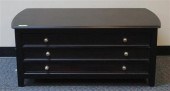 EBONIZED WOOD TELEVISION STAND