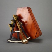 Ebony and Brass Octant James W