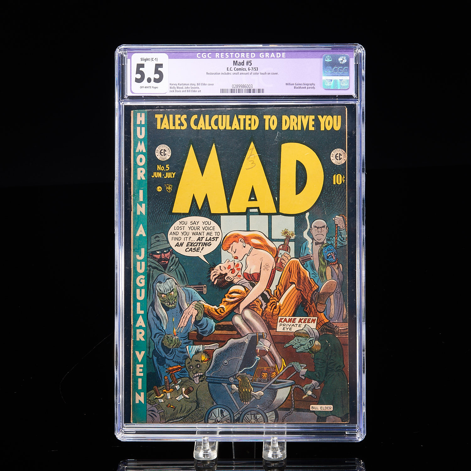 E.C. COMICS, MAD MAGAZINE NO. 5,