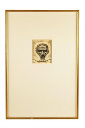 ECCE HOMOetching signed and da