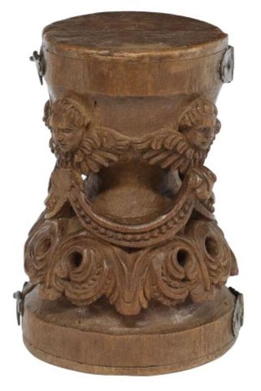 ECCLESIASTICAL CARVED COMMUNION
