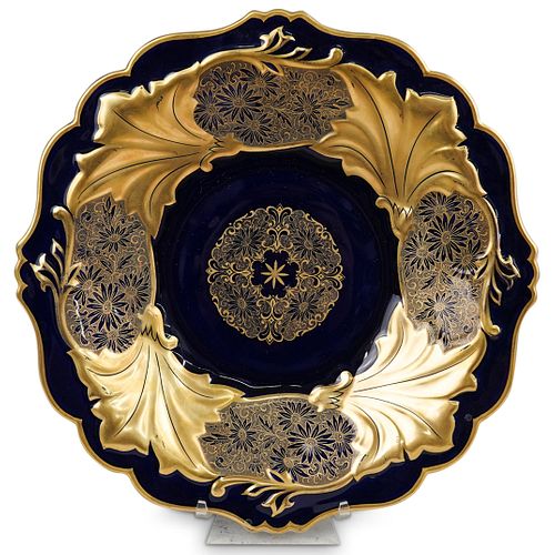 ECHT WEIMAR KOBALT GILT PORCELAIN