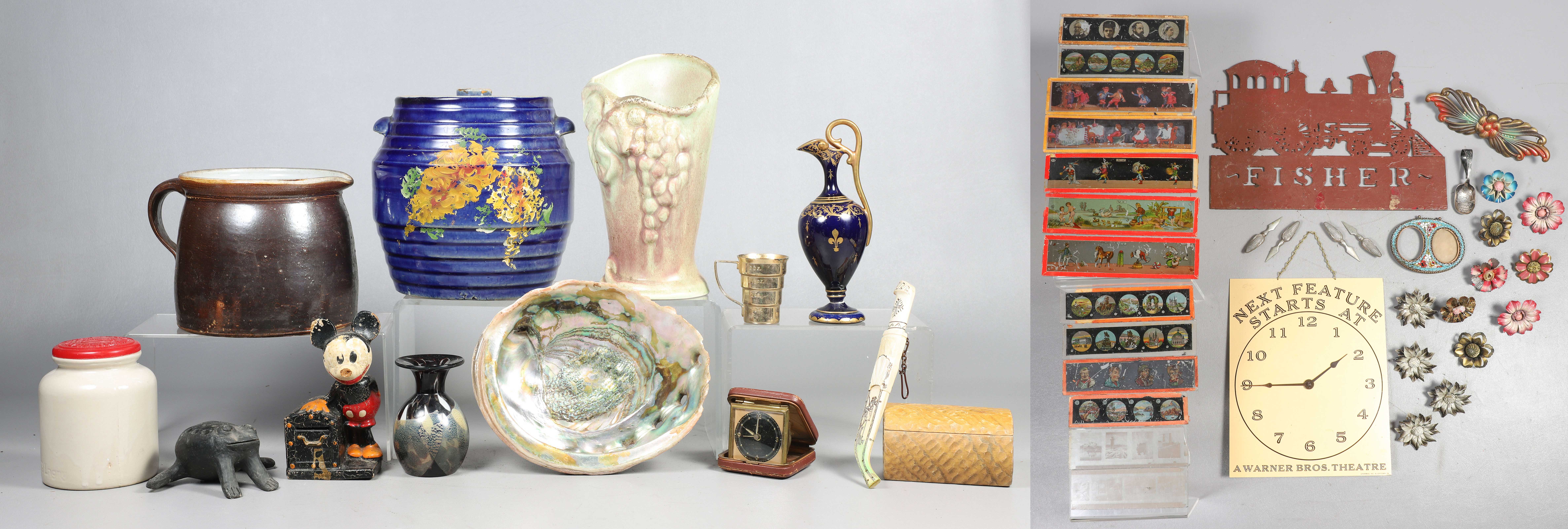 Eclectic collectors grouping to